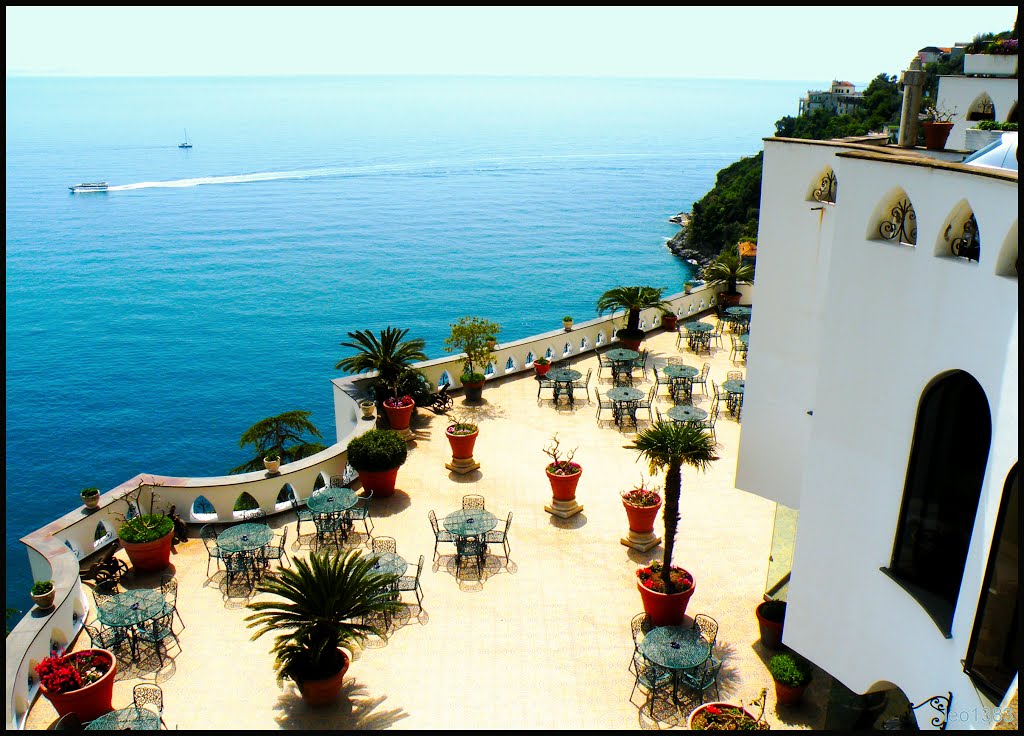 Terrace overlooking the sea..© by leo1383