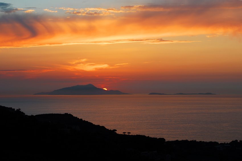 Tramonto,golfo di Napoli