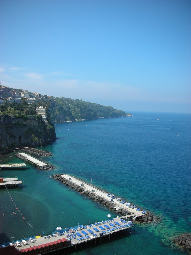 Sorrento: Marina Piccola dalla Villa Comunale