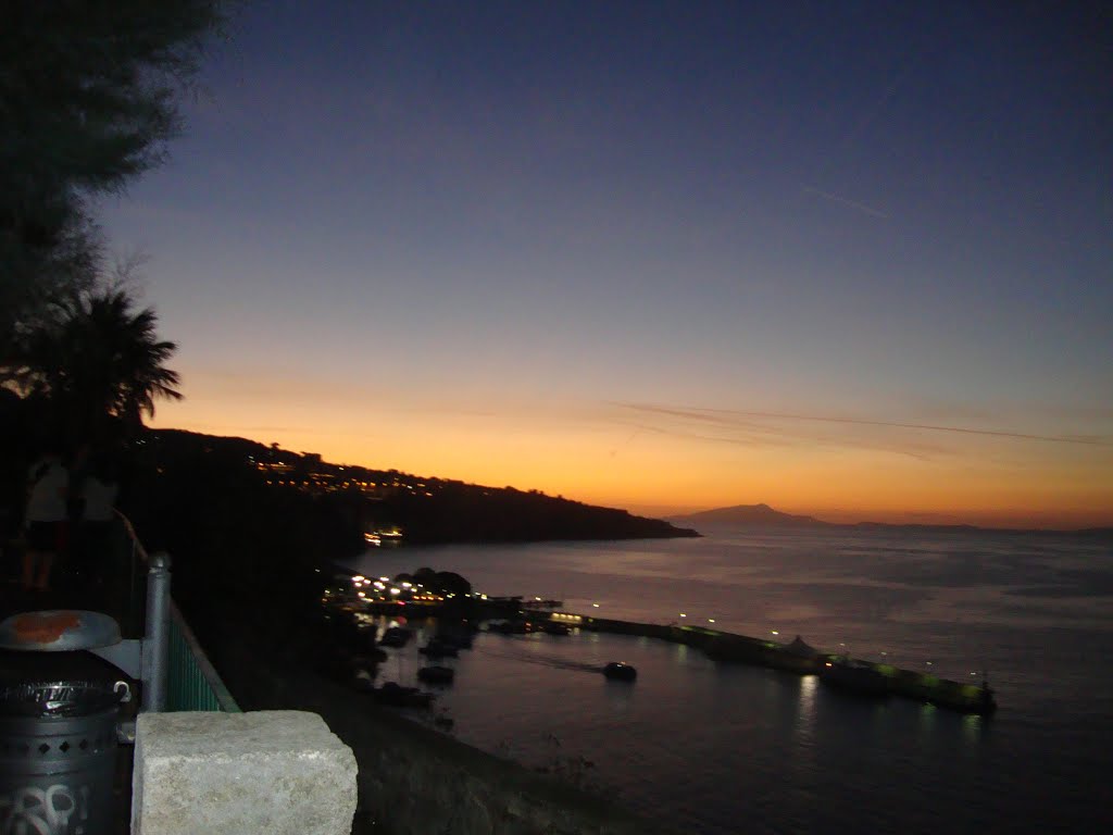 Sunset in Sorrento