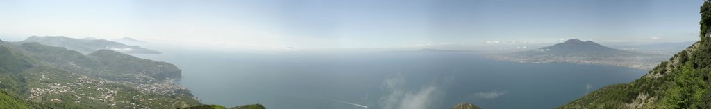 Bay of Naples from Mount Faito