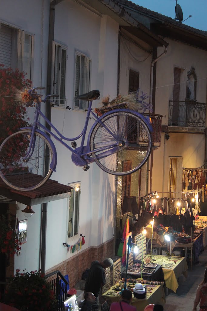 Flying cycle during CanalArt