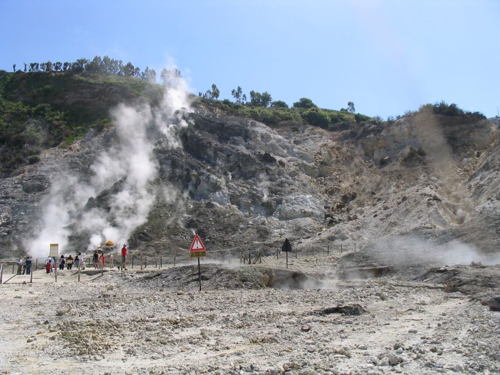 Vulkanische Aktivität bei Neapel - Solfatara