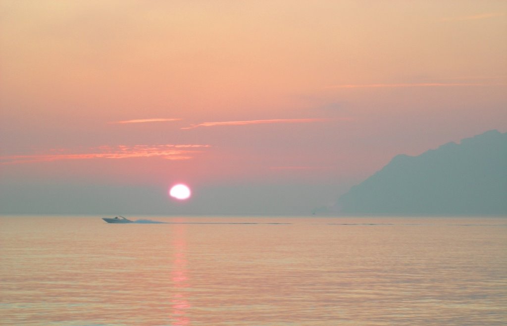 Tramonto a Salerno