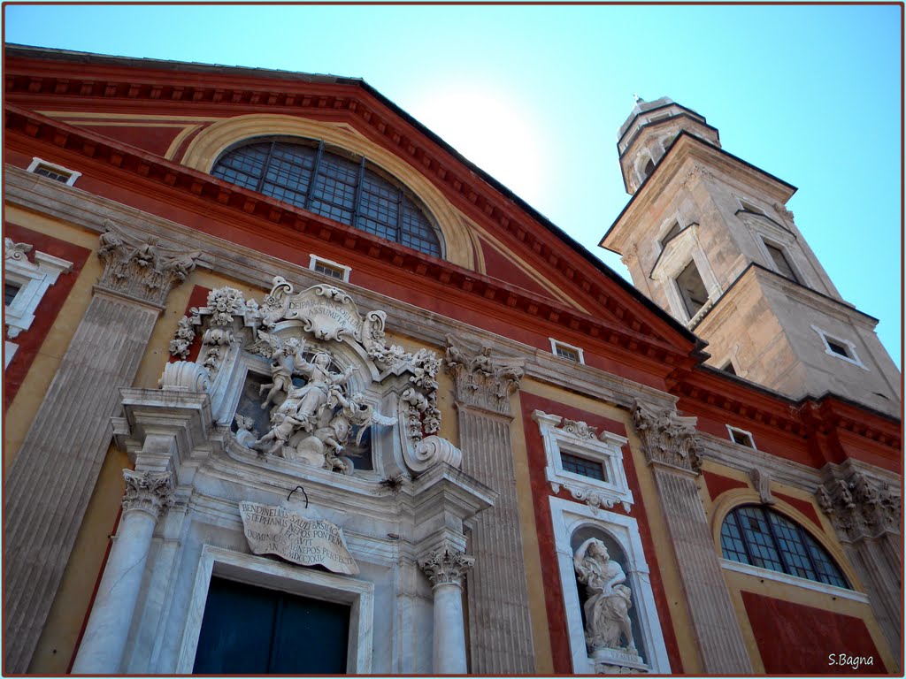 One day the Sun said: Im tired to get up early, today I want to get up at noon!      (Santa Maria Assunta di Carignano, Genova)