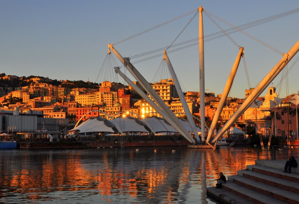 Genova - Ultimo sole al Porto Antico