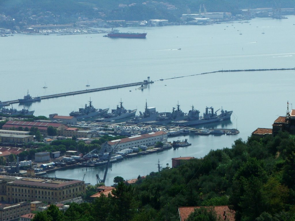 La Spezia harbor.