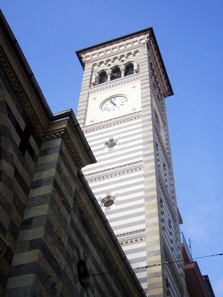 La Spezia- Church tower of Nostra Signora della Neve -Gap -6th Panoramio Meeting-January the 19th 2008