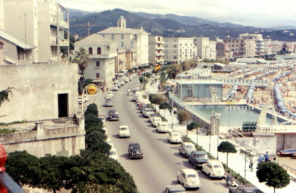 Panorama di Albissola Marina negli anni 60