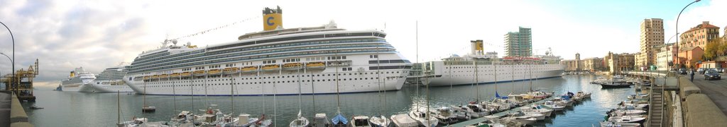 Le 4 navi Costa