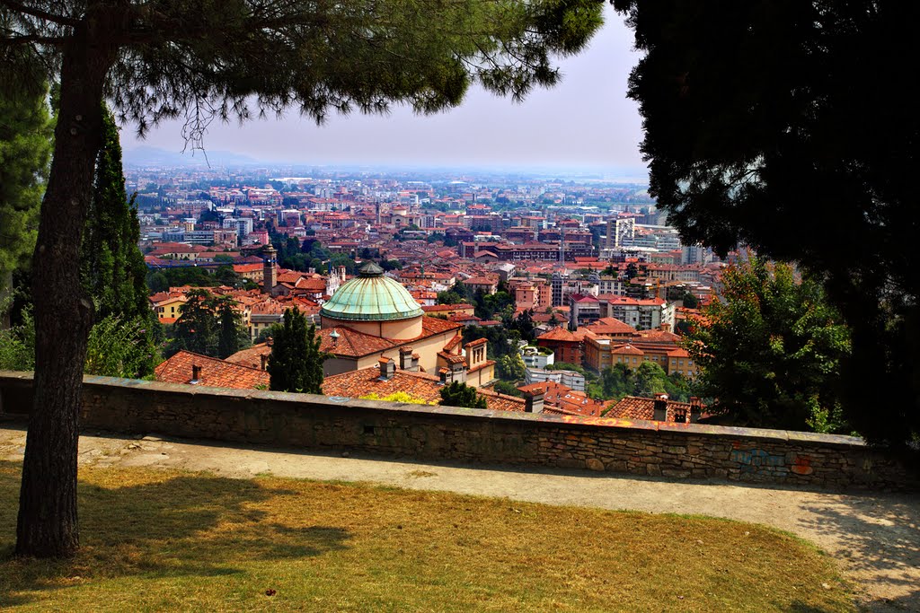 View from Bergamo Castle