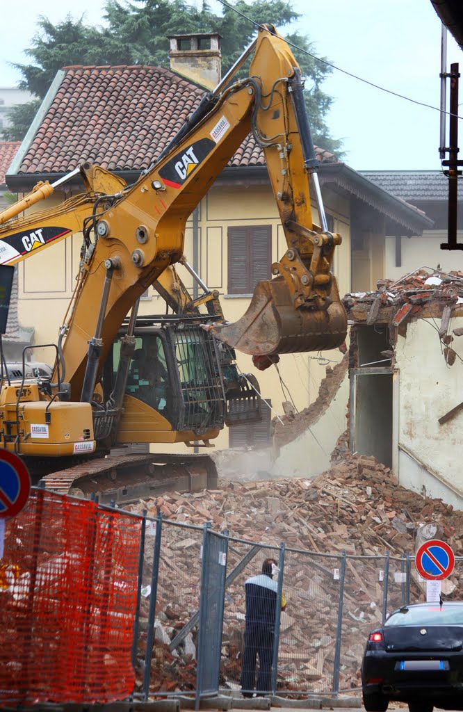 Busto Arsizio, cantiere, Lombardia settembre 2010