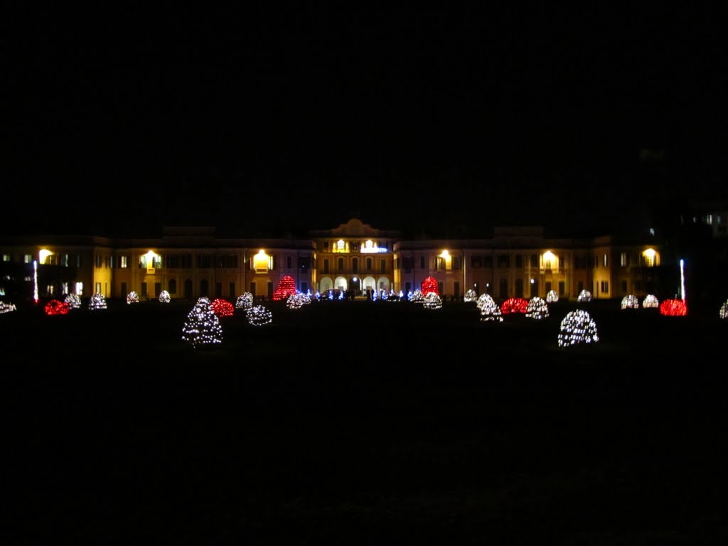 luci di Natale ai Giardini Estensi