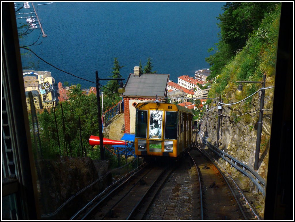Funicolare Como-Brunate ed il cannone del segnale orario di mezzogiorno