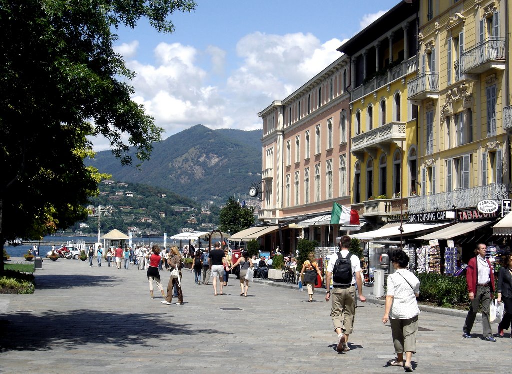 Italia, Como y vista al Lago