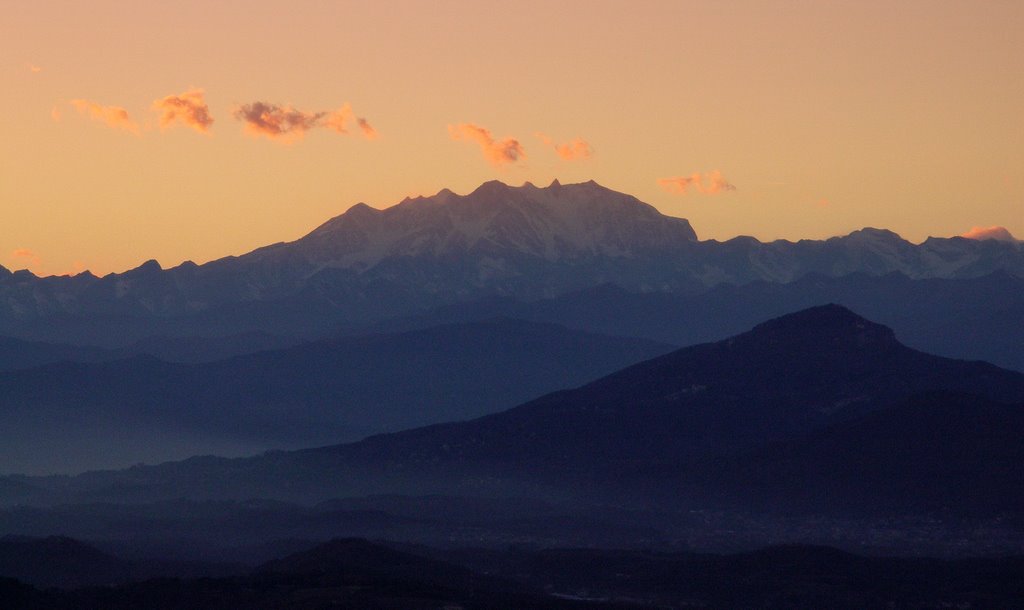 Il Monte Rosa - visto da Brunate (CO)