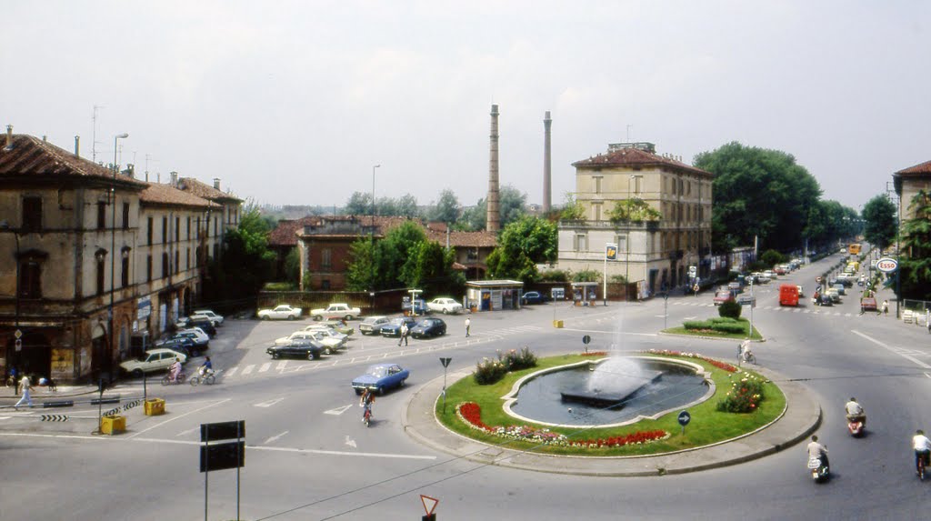 Piazza Porta Po nel 1980