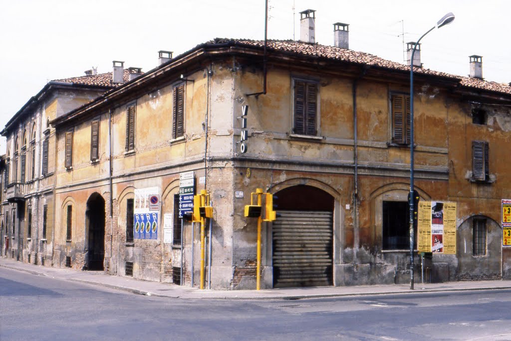 Via del Sale angolo Via del Giordano nel 1980
