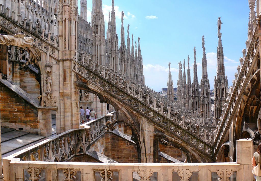 Detalls del Duomo de Milán