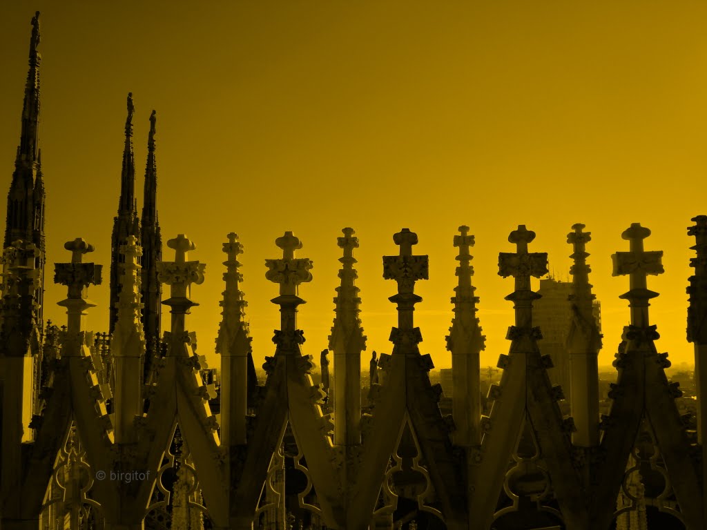 Cathedral Milan (Saint Maria Nascent) - Guglie+Pinnacoli (Figure di Scacchi...) Duomo di Milano