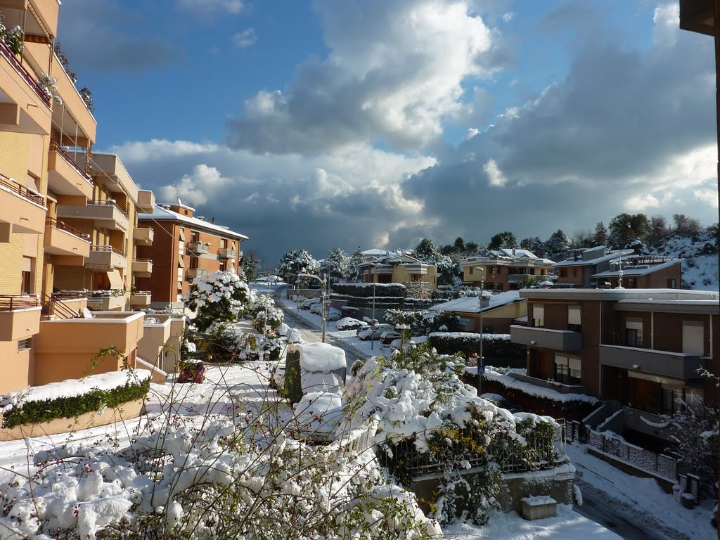 Ancona - nevone del  16.12.2010 in via Angelini (great snow)