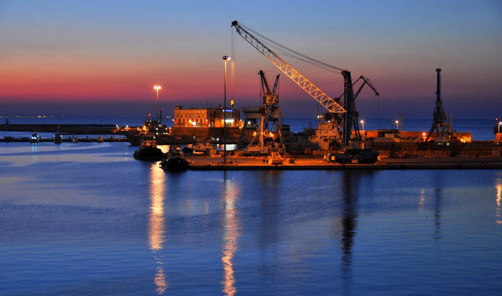 Sunset on the harbour
