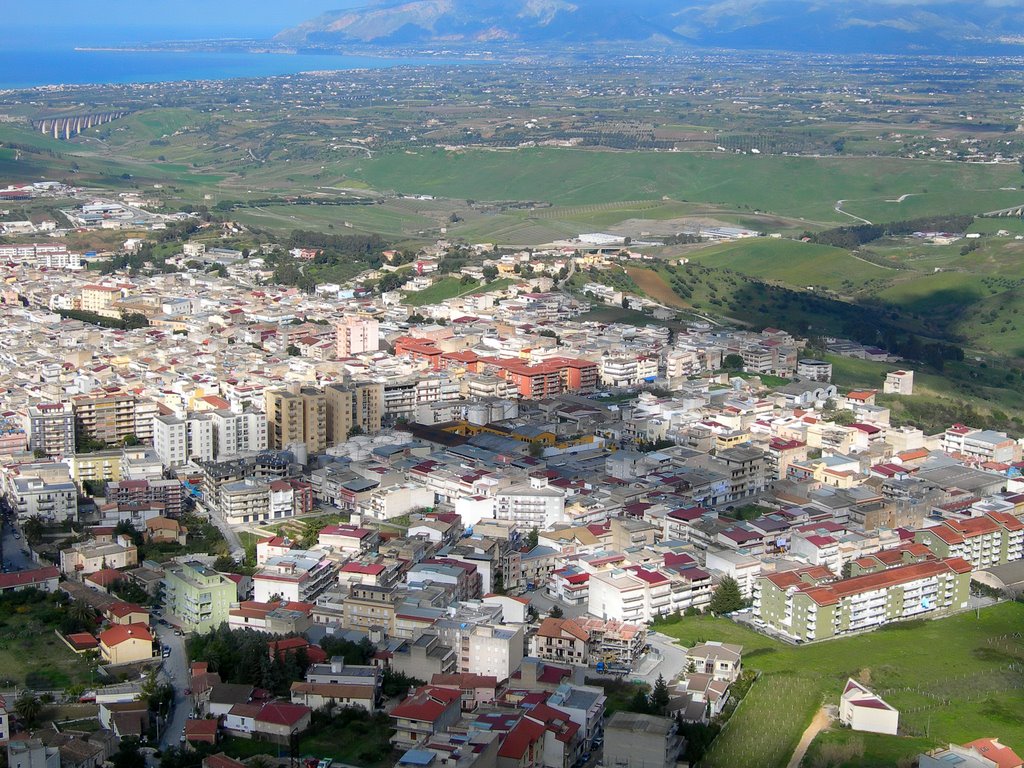 Alcamo - panorama zona nord-est città