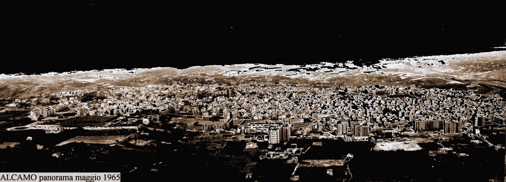 PANORAMA DI ALCAMO ANNO 1965