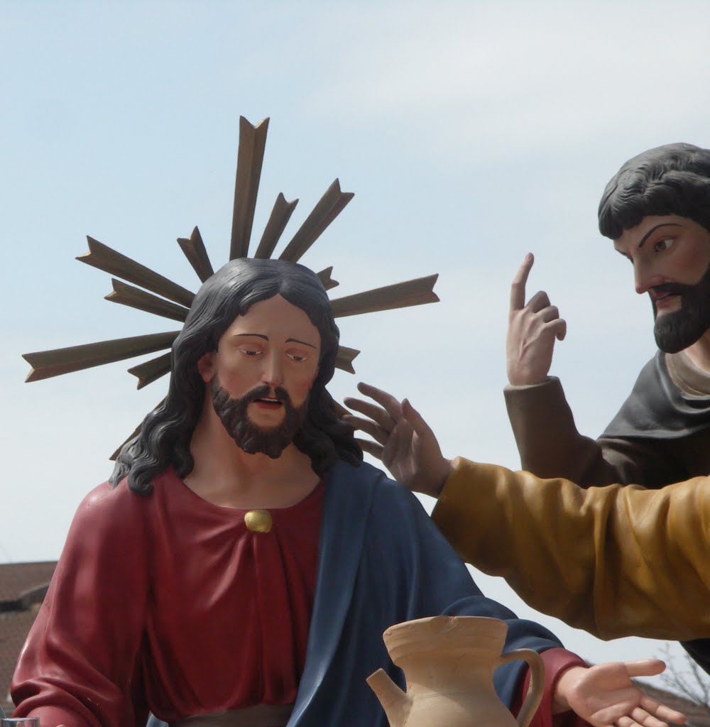 Gruppi Sacri: Particolare "Ultima Cena" - Ass. Panificatori - CL [6]
