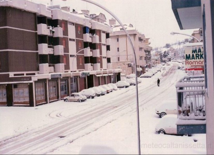 Neve a Caltanissetta