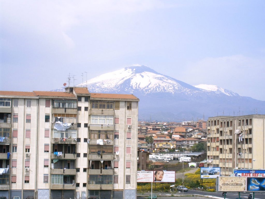 Etna vista dalla via Ustica San Nullo catania (19-04-2007)