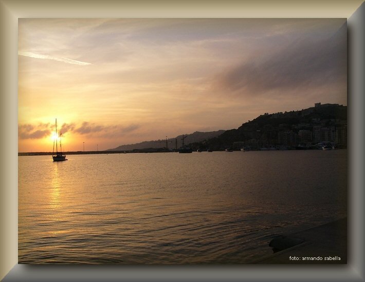 Tramonto spiaggia Nicolizia