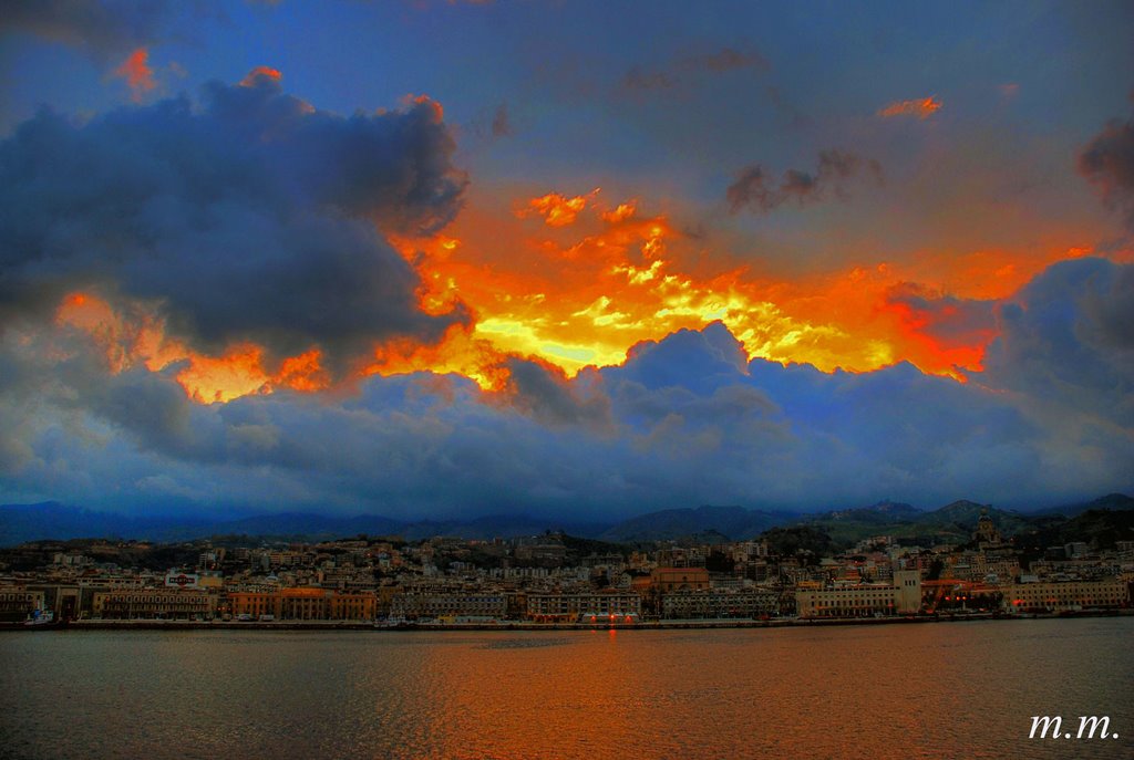 Messina fiammeggiante