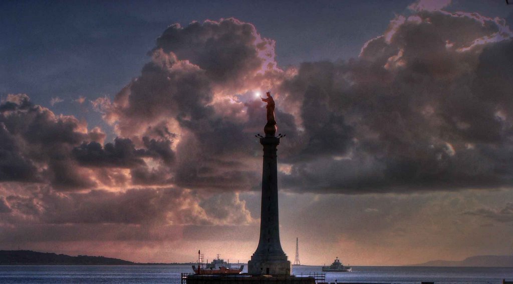 Nubes en Messina