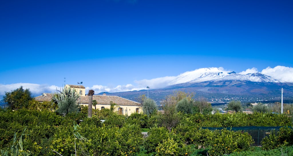 Etna panorama Dal casale del Etna