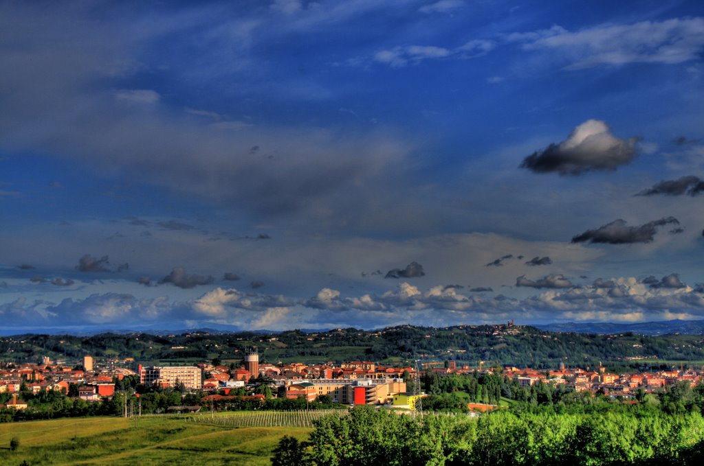 Asti vista da Viatosto