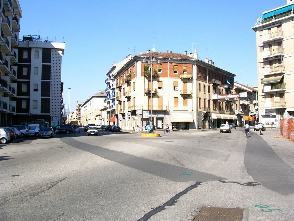 Novara  Corso Torino e viale Roma