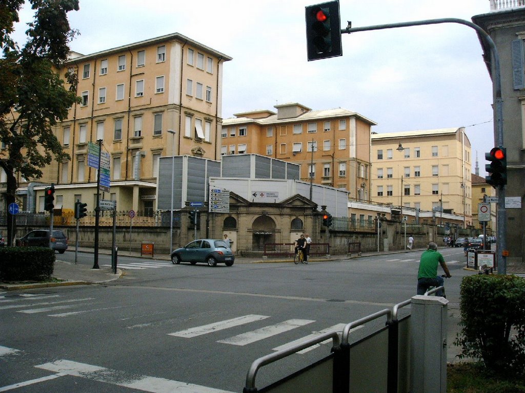 Novara Ospedale Maggiore  via 23 Marzo e Corso Giuseppe Mazzini