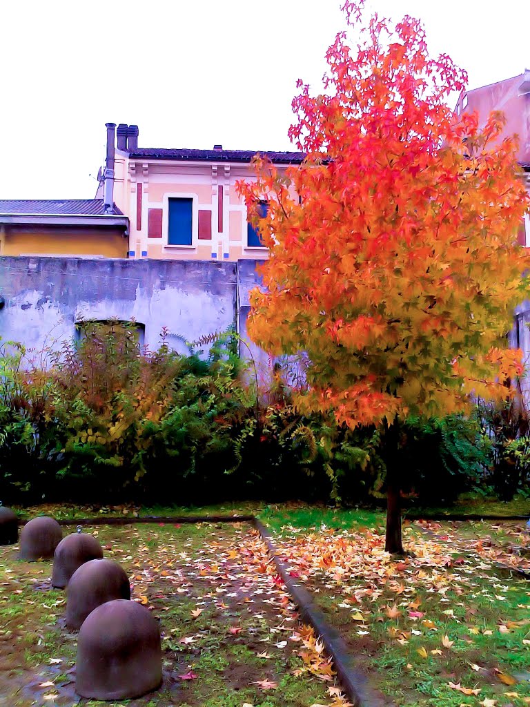 Novara - View of urban landscape in a rainy day (03)