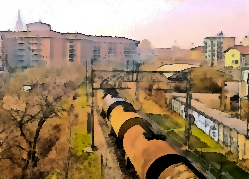 Novara - Immagini pittoriche del quartiere SantAgabio (05)