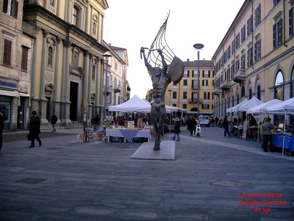 Novara piazza Antonio Gramisci