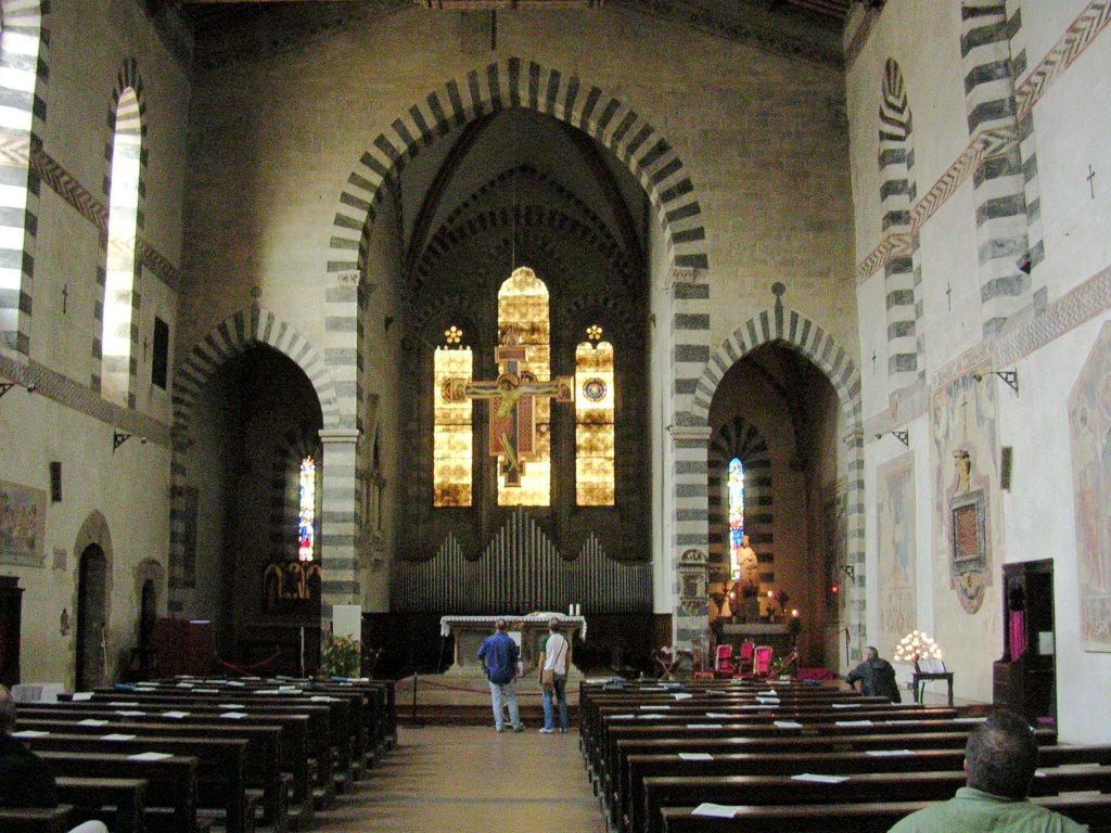 Arezzo - S. Domenico - Sopra laltare CRISTO LIGNEO DI CIMABUE