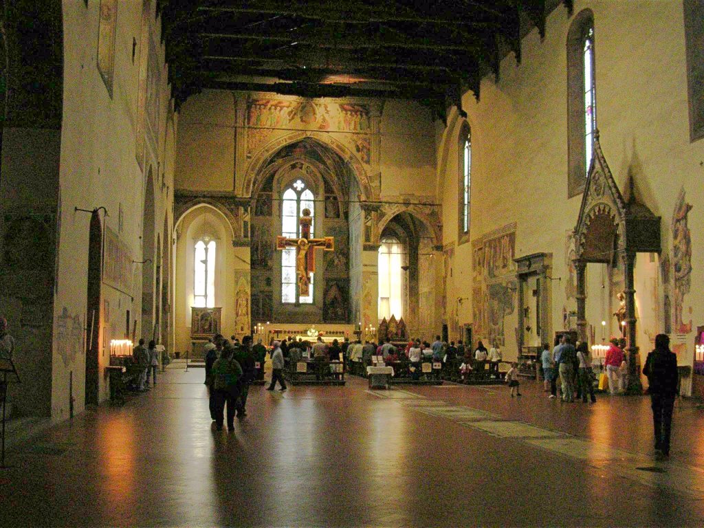 Arezzo - Chiesa di San Francesco - Abside con gli affreschi de "La leggenda della vera Croce" di PIERO DELLA FRANCESCA