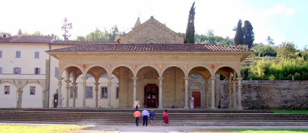 Arezzo - S. Maria delle Grazie - Portico di Benedetto da Maiano a. 1490