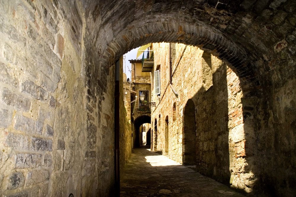 Poggibonsi, behind the townwall