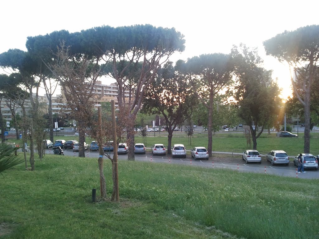 Tramonto dallospedale di Grosseto