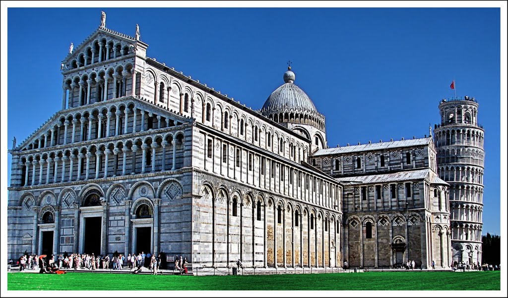 Pisa - Piazza dei Miracoli  - Duomo - Torre pendente --------------- UNESCO World Heritage