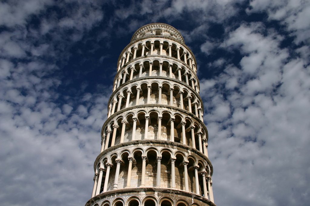 The leaning tower