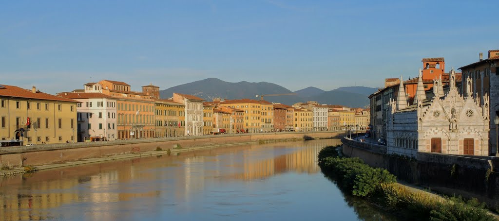 Pisa, il lungarno