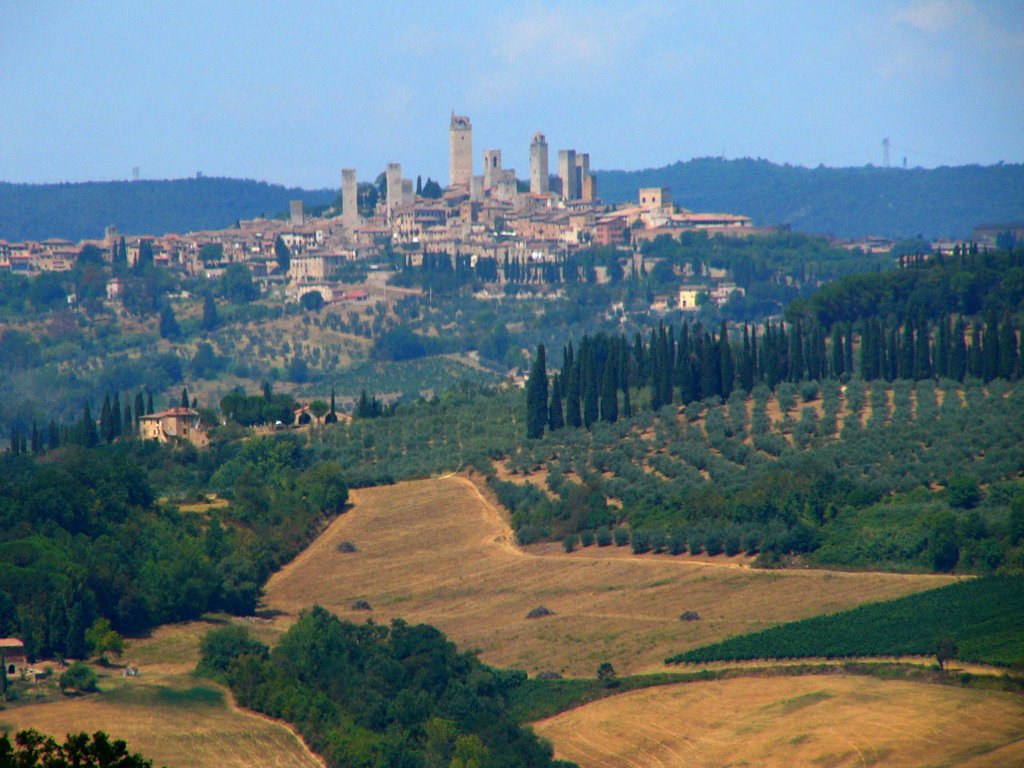 San Gimignano desde Podere il Pino